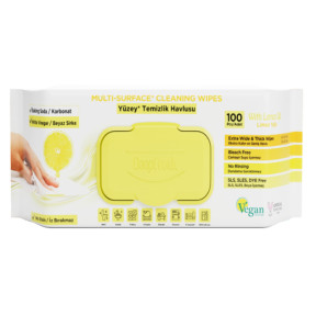 Влажные салфетки для уборки DEEP FRESH Multi Surface Lemon, 100 шт